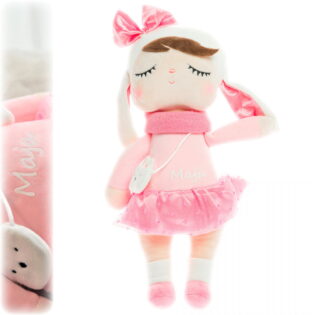 Lalka Metoo Angela Królik z kokardą 35cm