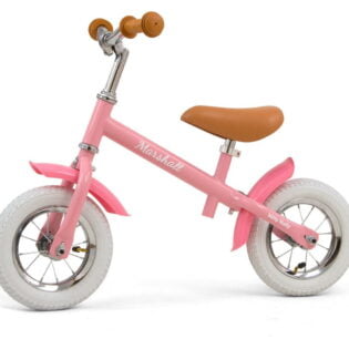 Rowerek Biegowy Marshall Air Milly Mally różowy pompowane koła