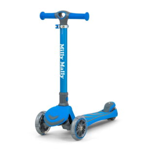 Hulajnoga trójkołowa Boogie Milly Mally niebieska świecące koła