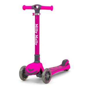 Hulajnoga trójkołowa Boogie Milly Mally różowa świecące koła