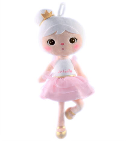 Lalka Metoo Baletnica.. Przytulanka z imieniem dziecka. Prezent na chrzest dla dziewczynki.