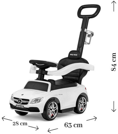 Pojazd Mercedes AMG C 63 Coupe biały