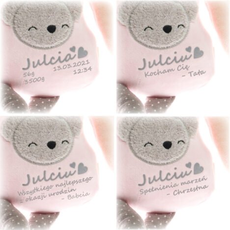 Personalizowana lalka Metoo z imieniem, metryką, a nawet dedykacją dla dziecka.