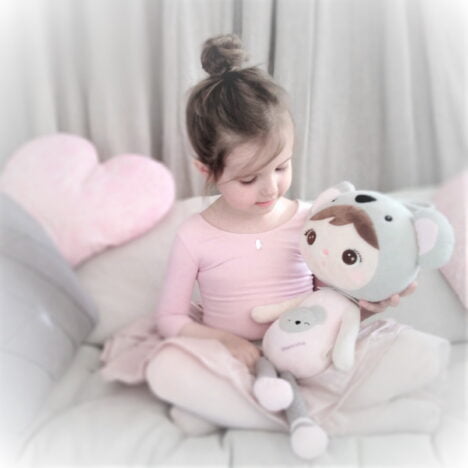 Personalizowana Koala Metoo - lalka z imieniem. Oryginalny prezent na 3 latka dla dziewczynki.