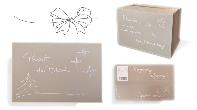 Personalizowane pudełko na prezent dla dzieci do konika na biegunach Polly Milly Mally. Opakowanie na święta, urodziny i inne okazje.