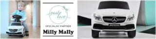 Personalizowany Mercedes dla dziecka od Pastelove - oficjalnego partnera marki Milly Mally.