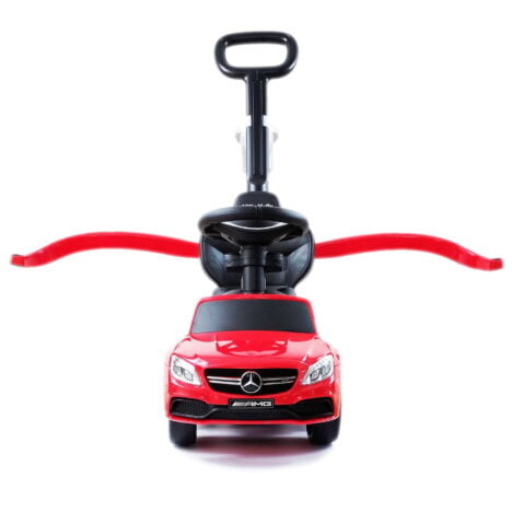 Autko Mercedes dla dzieci Milly Mally. Jeździk pchacz na roczek z rączką i ramionami.