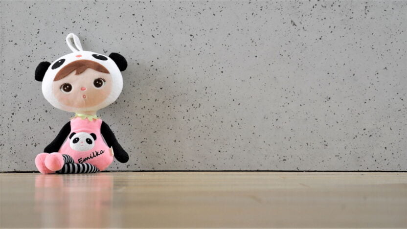 Lalka Metoo Panda. Personalizowany pluszak na roczek dla dziewczynki.