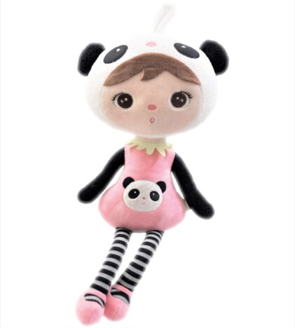 Personalizowana przytulanka z imieniem - lalka Metoo Panda pluszowa. Prezent dla dziewczynki na dwa latka.