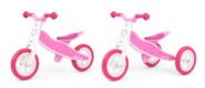 Różowy rowerek biegowy trójkołowy Milly Mally. Oryginalny prezent dla dziewczynki na 2 latka.