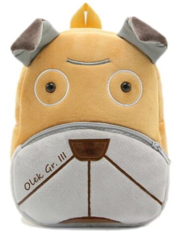 Pluszowy Shar pei. Personalizowany plecak z imieniem dziecka. prezent dla Olka.