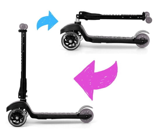 Ergonomiczna Hulajnoga trójkołowa dla dzieci z możliwością składania.