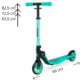 Scooter Smart Mint z imieniem dziecka.
