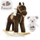 Konik na biegunach Pony Bruno Milly Mally. Personalizowany prezent 4 latka.