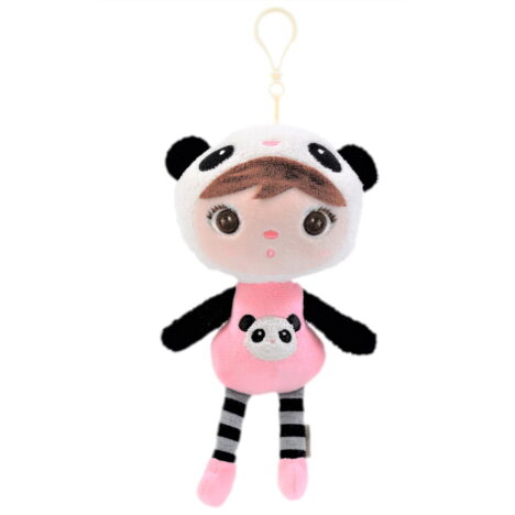 Lalka z imieniem Metoo miś panda. Zawieszka do wózka dla dzieci.