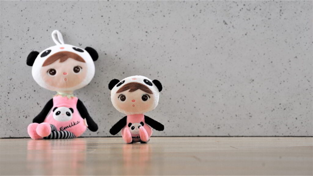 Lalki Metoo z imieniem dziecka. Przytulanki dla noworodków.