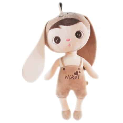 Lalka Metoo królik z imieniem dziecka.