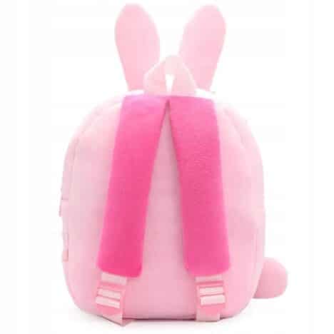 Pluszowy plecak królik od tyłu