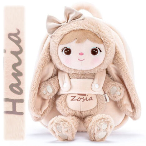 Plecak z lalką Metoo dla dziewczynki z imieniem