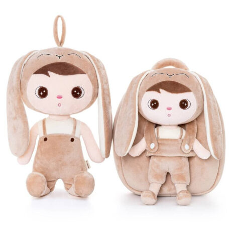 Lalka Metoo i mały plecaczek dla chłopca