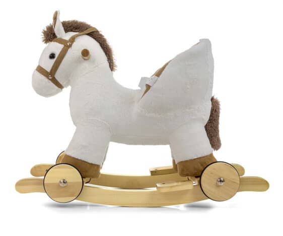 Koń Polly White z boku