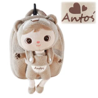 Mały plecak z lalką Metoo Miś z imieniem