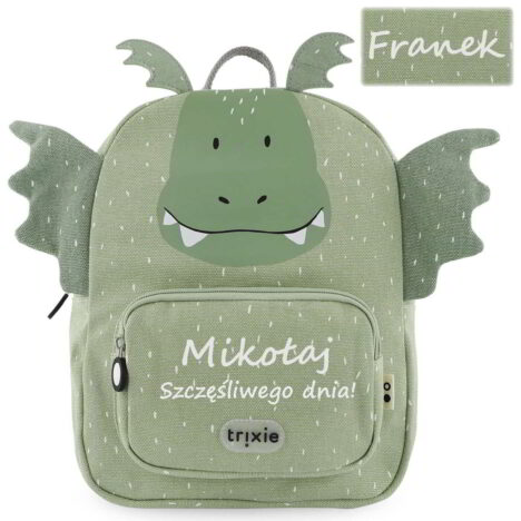 Plecak z imieniem i dedykacją dla przedszkolaka trixie
