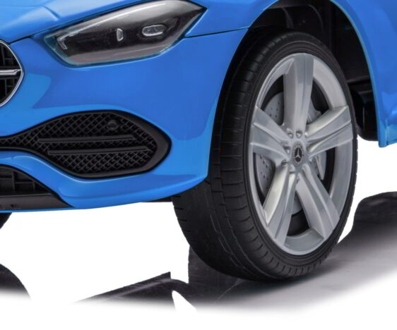 Przednia lampa i opona pojazdu