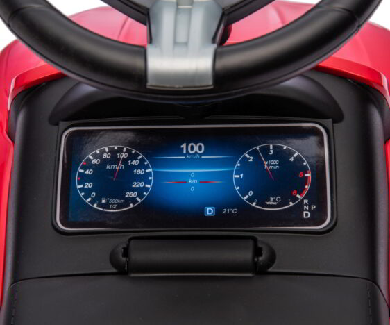 Zegary w mercedes c-class s red