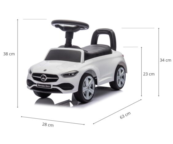 Wymiary autka Mercedes C-Class S White