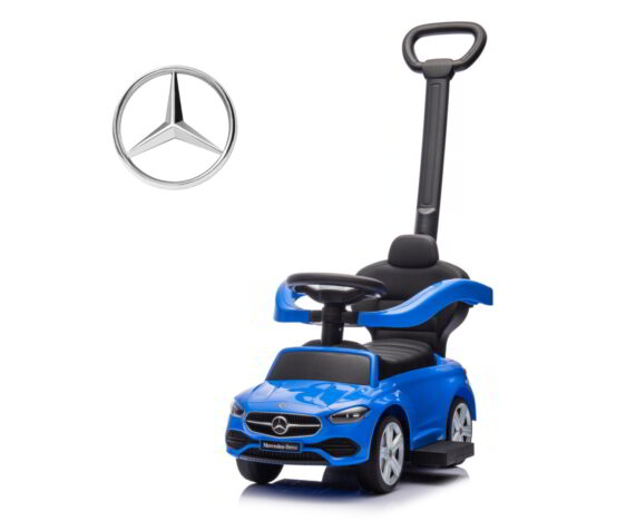 Jeździk Mercedes C-Class Blue z rączką Milly Mally