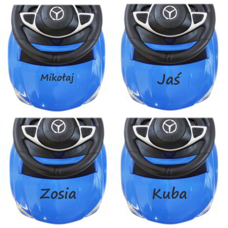 Warianty personalizacji na masce