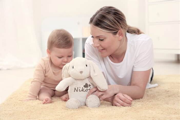 Personalizowany szumiący miś Królik