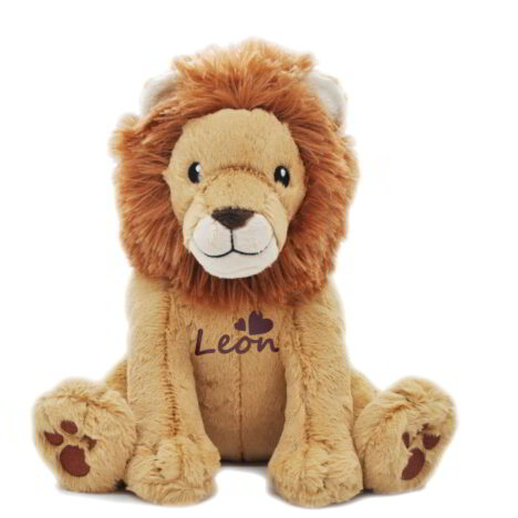 Szumiący pluszowy Lew z imieniem dziecka