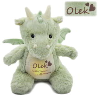 Szumiący miś z lampką smok cloudb z imieniem i dedykacją