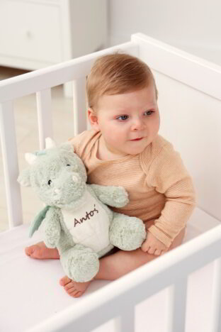 Miś Smok z imieniem dla małego dziecka