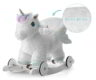 Pluszowy konik na biegunach jednorożec z oparciem Milly Mally