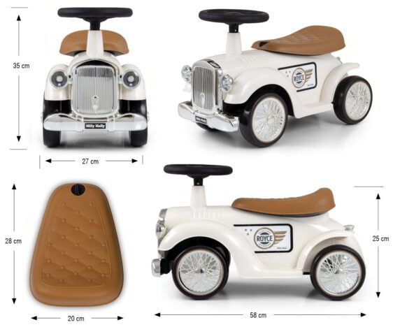 Wymiary jeździka Royce White